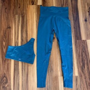 Setactive Leggings & One-Shoulder Sports Bra Set(top-xs/s leggings-s/m)